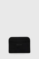 Etui na dokumenty i karty - Calvin Klein etui na karty kolor czarny K60K612189 - miniaturka - grafika 1