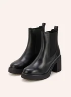 Botki damskie - Unisa Botki Chelsea Klino schwarz - miniaturka - grafika 1