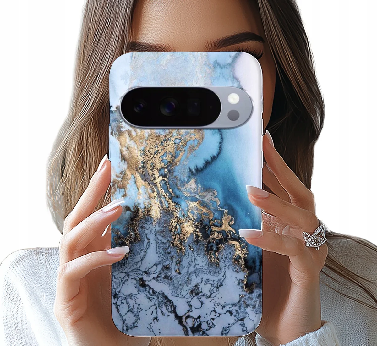 ETUI DO Google Pixel 10 / 10 PRO - MARMUREK MARMURKI DAMSKIE WZORY + SZKLO