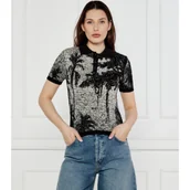 Koszulki i topy damskie - Desigual Polo TROPICAL HAWAII Christian Lacroix | Regular Fit - miniaturka - grafika 1