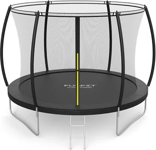 Trampolina Ogrodowa Premium Dla Dzieci 312Cm (10Ft) Z Siatką Wewnętrzną I Drabinką - Trampoliny - miniaturka - grafika 1