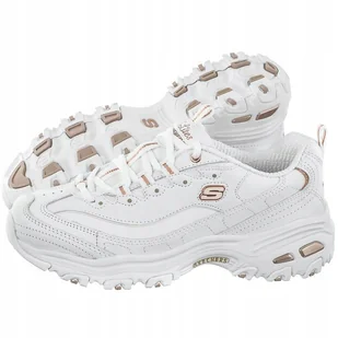 Buty Damskie Sneakersy Skechers D'lites Fresh Start 11931 Białe - Sneakersy damskie - miniaturka - grafika 1