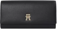 Portfele - TOMMY HILFIGER Damski portfel TH LEGACY FLAP LRG AW0AW17267, czarny (czarny), OS, czarny (czarny), One Size - miniaturka - grafika 1