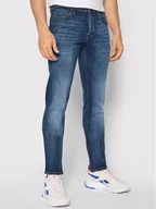 Spodnie męskie - Jack&Jones Jeansy Glenn 12133074 Granatowy Slim Fit - miniaturka - grafika 1