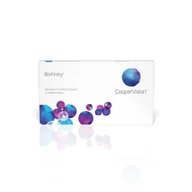 Soczewki kontaktowe - CooperVision Biofinity 6 szt. Soczewki miesięczne (0.25 dpt & BC 8.6) - miniaturka - grafika 1