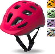 Kaski rowerowe - Dziecięcy kask rowerowy Apollo, kask dla dzieci i młodzieży, kask multisportowy - Red Fade - S (48-52 cm) - miniaturka - grafika 1