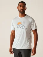 Koszulki sportowe męskie - Regatta Koszulka "Fingal IX" w kolorze białym do biegania - miniaturka - grafika 1