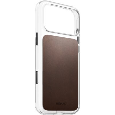 Etui NOMAD Clear Leather Case do Apple iPhone 17 Pro Max/18 Pro Max Brązowy