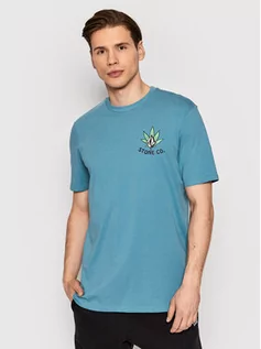 Koszulki i topy damskie - Volcom T-Shirt Kind Shine A5012207 Niebieski Classic Fit - grafika 1