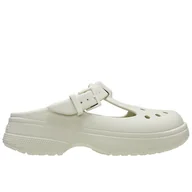 Klapki i japonki damskie - Klapki Crocs Classic Mary Jane 210581-0HZ - białe - miniaturka - grafika 1