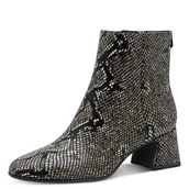 Botki damskie - Tamaris Damskie botki na obcasie 1-25314-45, Czarny w??, 39 EU - miniaturka - grafika 1