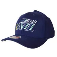 Czapki męskie - Czapka z daszkiem Mitchell & Ness Ground Stretch NBA Utah Jazz Snapback - miniaturka - grafika 1