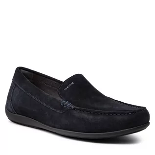 Mokasyny damskie - Geox Mokasyny U Ascanio A U020WA 00022 C4002 Navy - grafika 1