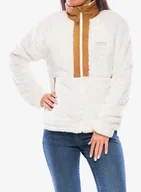 Bluzy sportowe męskie - Polar damski Columbia Boundless Discovery Sherpa Full Zip - chalk/camel brown - miniaturka - grafika 1
