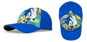 Czapki i chusty sportowe męskie - CZAPKA Z DASZKIEM, 52/54 CM, POLIESTER 100%, 2 WZORY SONIC, KIDS - miniaturka - grafika 1