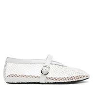 Baleriny - Baleriny Badura MIMOSA-SLT-24067P-52 Biały - miniaturka - grafika 1