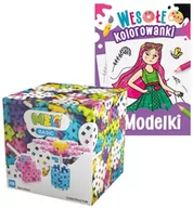 Klocki - KLOCKI KONSTRUKCYJNE Wafle MELI  Basic Constructor Pink 200 pcs. + kolorowanka - miniaturka - grafika 1