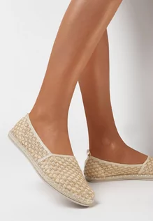 Espadryle damskie - Beżowe Espadryle Adralodia - grafika 1