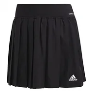 Spódnice - Adidas Damska spódnica klubowa wielokolorowa czarny/biały S - miniaturka - grafika 1