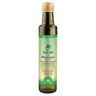 Dr. Jacob's DHA-EPA + Witamina E, 250 ml KRÓTKA DATA - Serce i układ krążenia - miniaturka - grafika 1