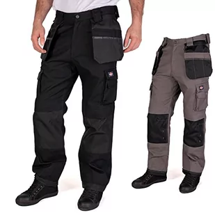 Lee Cooper Lee Cooper spodnie męskie Cargo Trouser, czarne/czarne, W42/L29 LCPNT210 - Spodnie męskie - miniaturka - grafika 1