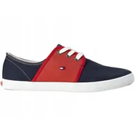 Trampki męskie - Buty Tommy Hilfiger Freddy 6C M FM56819315-611 niebieskie - miniaturka - grafika 1
