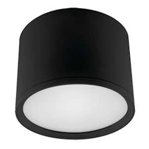 Ideus Plafon LAMPA sufitowa ROLEN LED 03780 7W 4000K metalowa OPRAWA okrągła czarna 03780 - Lampy ogrodowe - miniaturka - grafika 2