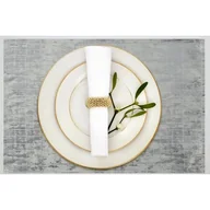 Obrusy i serwetki - Serwety EUROFIRANY Alina (30 x 40 cm) Srebrny - miniaturka - grafika 1