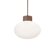 Lampy ogrodowe - Ideal Lux Zewnętrzna lampa wisząca CLIO MSP1 COFFEE 326801 - miniaturka - grafika 1