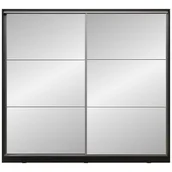 Szafy - Helvetia Szafa NEW UNIVERSAL GB 203 cm Czarny 24WUKK18 - miniaturka - grafika 1