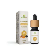 Suplementy naturalne - HempKing Olej CBD 1% Pieprz Czarny i Kurkuma  10ml - miniaturka - grafika 1