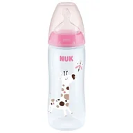 Butelki dla niemowląt - Nuk Butelka First Choice+ (PP) z silikonowym smoczkiem, 0-6 mies., z kontrolą temperatury 150 ml - miniaturka - grafika 1