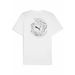 Męska koszulka Graphic PUMA White - Koszulki sportowe męskie - miniaturka - grafika 1