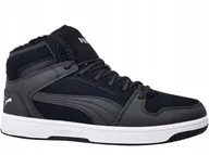 Buty sportowe damskie - Puma Rebound MID Buty Wysokie Ocieplane Futerkiem - miniaturka - grafika 1