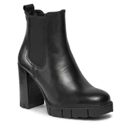 Botki damskie - Sztyblety Tamaris 1-25457-41 Black 001 - miniaturka - grafika 1