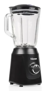 Tristar BL-4482 blender 1 l Blender z funkcją gotowania 350 W Czarny, Przezroczysty - Blendery ręczne - miniaturka - grafika 1
