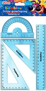 St- Majewski Moje Bambino Zestaw geometryczny 4 szt. - Przybory szkolne - miniaturka - grafika 1