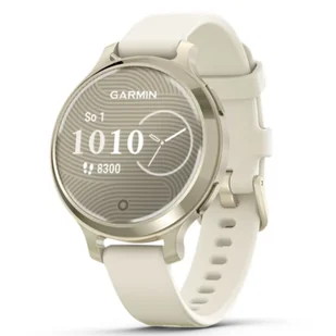Garmin Lily 2 Active Złota koperta z beżowym paskiem - Smartwatch - miniaturka - grafika 1