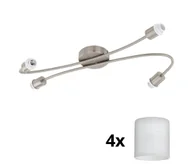 Lampy sufitowe - Eglo - LED Oświetlenie punktowe MY CHOICE 4xE14/4W/230V chrom/białe - miniaturka - grafika 1