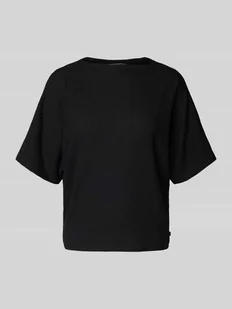 T-shirt o luźnym kroju z rękawami nietoperzowymi - Koszulki i topy damskie - miniaturka - grafika 1