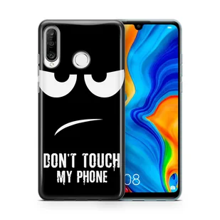Etui na telefon komórkowy Huawei Xiaomi Protective Case Cover Bumper Cases Shell Ultra Thin, Model: Huawei Mate 30 Pro, Wybierz wzór: Dont Touch My Phone Black - Etui i futerały do telefonów - miniaturka - grafika 1