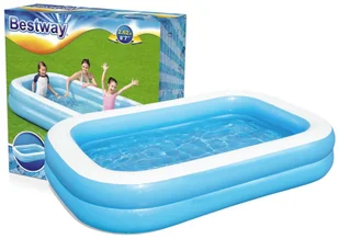 Basen dmuchany rodzinny 262 x 175 x 51 cm Bestway 54006 - Baseny ogrodowe - miniaturka - grafika 1