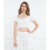 Koszulki i topy damskie - GUESS Top | Slim Fit - miniaturka - grafika 1