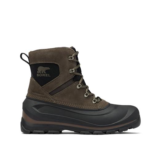 Sorel Męskie Buxton Lace wodoodporne śniegowce, duże/czarne, rozmiar 8,5 UK, Duży czarny, 42.5 EU