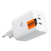 Ładowarki do telefonów - Spigen Pe2106eu Powerarc 2-Port Network Charger Pd65w White - miniaturka - grafika 1