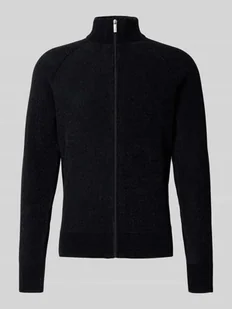 Kurtka z dzianiny ze stójką - Swetry męskie - miniaturka - grafika 1