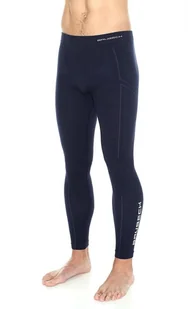 Brubeck Spodnie męskie Extreme Wool granatowe r. XL LE11120 - Spodnie sportowe męskie - miniaturka - grafika 1