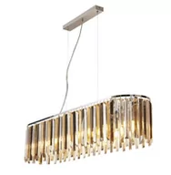 Lampy sufitowe - Searchlight 9838-8CC - Żyrandol kryształowy na lince CLARISSA 8xE14/40W/230V - miniaturka - grafika 1