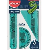 Maped Zestaw Twist'n Flex lin., ekier., kątom. bls - Przybory szkolne - miniaturka - grafika 1