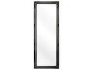 Lustra - Beliani Lustro ścienne 50 x 130 cm czarne FOUGERES - miniaturka - grafika 1